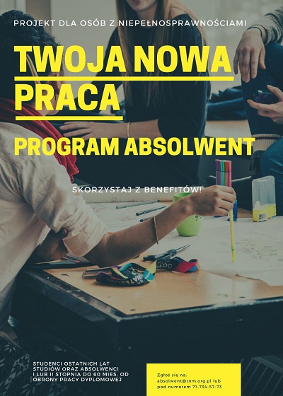 Absolwent Twoja Nowa Praca ulotka 1