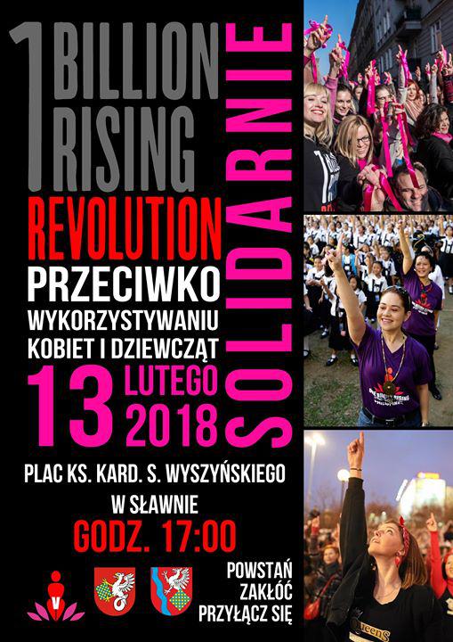 One Billion Rising - Nazywam się Miliard 2018 - plakat